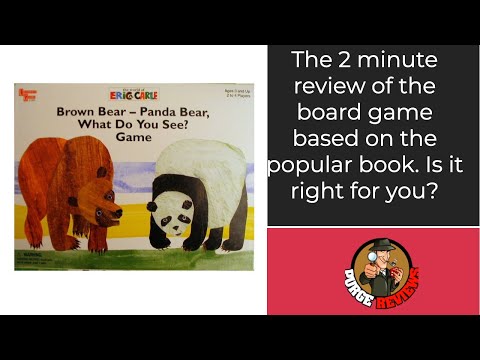The Purge: # 3159 Brown Bear - Panda Bear, What Do You See?: The 2 minute review
