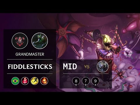 Fiddlesticks Mid vs Diana - BR Grandmaster Patch 9.24