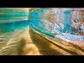 8 Hours - Slow Motion Underwater Waves & Relaxing Music | Great Escapes