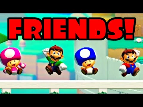Super Mario Maker 2 Multiplayer Co-OP with Friends Online #164