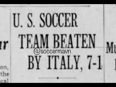 Italy v United States 1934 World Cup
