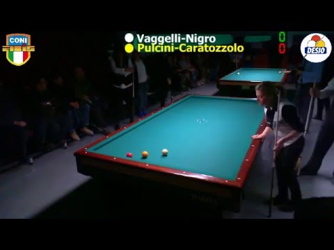 Vaggelli Nigro vs Pulcini Caratozzolo - Torneo misto a Coppie CSB Billiards Club Desio 1 Aprile 2016