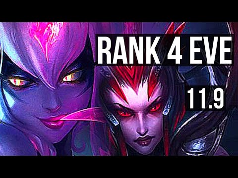 EVELYNN vs ELISE (JUNGLE) | Rank 4 Eve, 72% winrate, 13/2/7, Godlike | JP Master | v11.9
