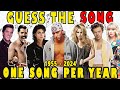Guess The Song 🎶 One Song per Year 1955 - 2024  Everyone knows | Music Quiz