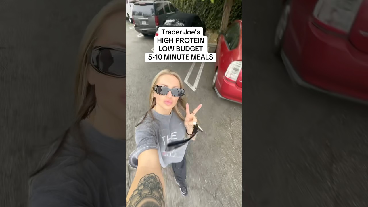 Trader Joe’s high protein, low budget, quick n easy meals. Save this video for your next grocery run