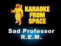 R.E.M. • Sad Professor | Karaoke • Instrumental • Lyrics