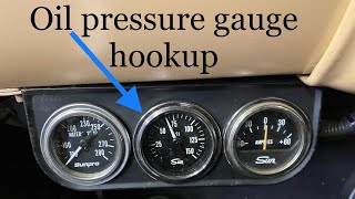 351c,400,351m oil pressure gauge hook up.