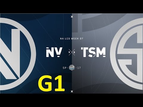 NV vs TSM Game 1 Highlights - 2017 NALCS SPRING SPLIT - WEEK 7 DAY 2