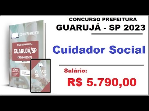Apostila Concurso Prefeitura de Guarujá SP 2023 Cuidador Social