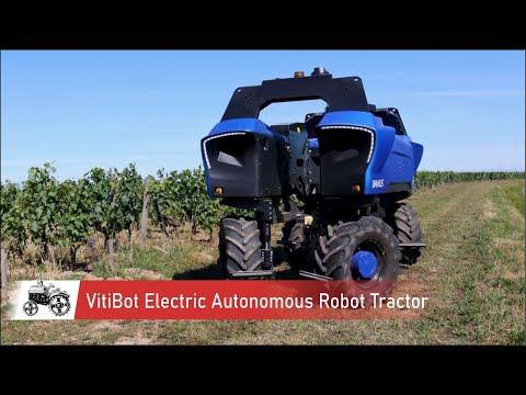 VitiBot Electric Autonomous Robot Tractor
