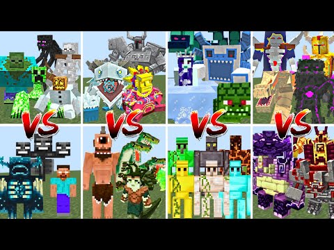 Peteson Craft - ALL MODS TOURNAMENT | Minecraft Mob Battle