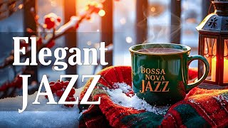 Gentle Jazz Music ☕ Soft Bossa Nova Coffee Ambience for Peaceful Focus & Happy Mood