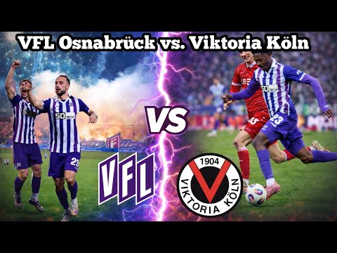 🔥 VfL Osnabrück vs. Viktoria Köln | Spitzenreiter dominiert ohne Ballbesitz! Pyro & Flutlicht!