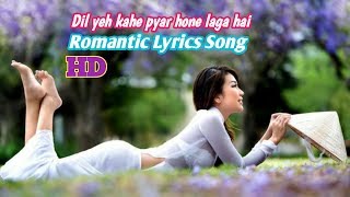 Dil yeh kahe pyar hone laga hai [Romantic Lyrics - YouTube