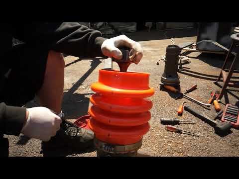 TAMPER RUBBER BOOT, BELLOWS CRACKED, FIX IT YOURSELF & SAVE $$$$  MIKASA TAMPER BELLOWS FIXED