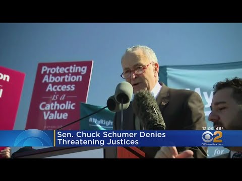 シューマー上院議員が最高裁のコメントを謝罪 (Sen. Schumer Apologizes For Supreme Court Comment)