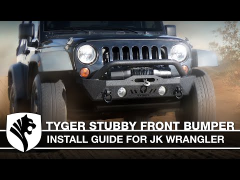 Stubby Front Bumper for Jeep Wrangler JK | Install Guide | TYGER AUTO