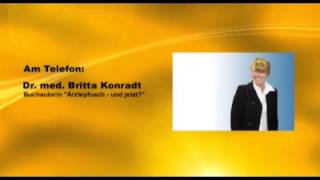 Telefoninterview Britta Konradt zu Ihrem Buch: Ärztepfusch - und jetzt?