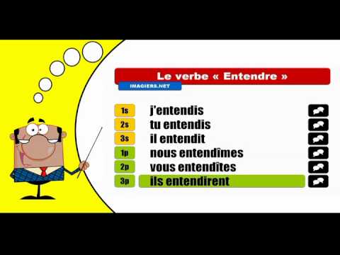 Je conjugue les verbes # Entendre = Indicatif Passé simple