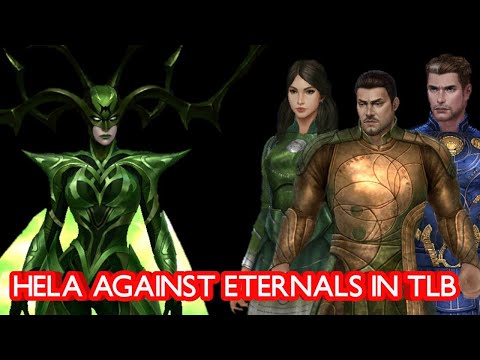 T3 Hela Against Eternals In TLB With Low Build | CTP Transcendence | Marvel Future Fight 7.65