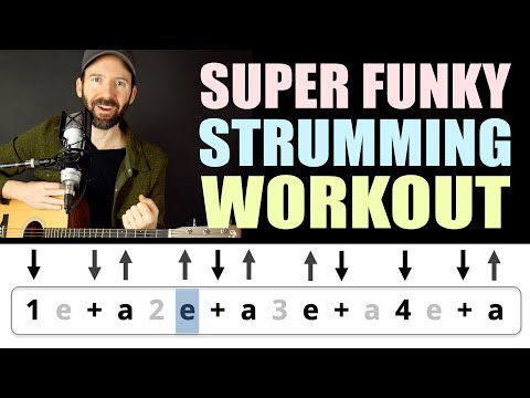 Funky Strumming Workout & Guitar Lesson: 8 Cool Patterns & FREE .PDF!