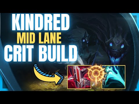 KINDRED...  But I play her MID LANE, build CRITICAL STRIKE items, and get an S rating!