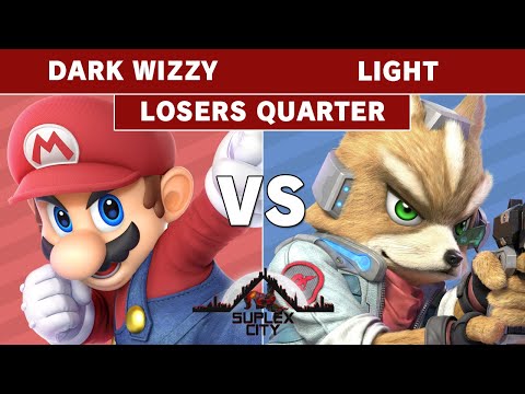Suplex City - MVG Dark Wizzy (Mario) vs Rogue Light (Fox) Losers Quarter Final - Smash Ultimate