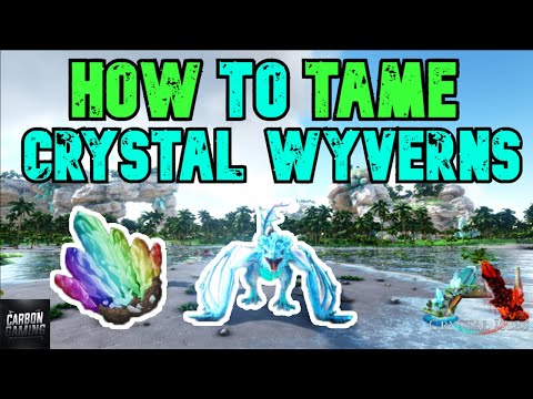 ARK CRYSTAL WYVERNS EVERYTHING YOU NEED TO KNOW! | Ark How to Tame a Crystal Wyvern