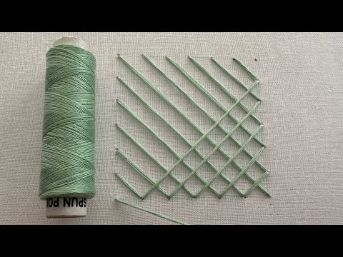 Very easy and unique centre embroidery design | #embroidery | embroidery for beginners 