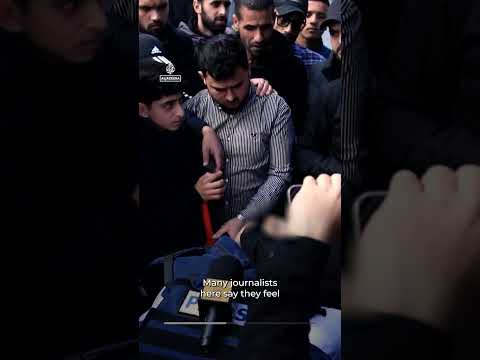 Al Jazeera’s Mohammed Wishah, killed by Israeli strike, laid to rest | AJ #shorts