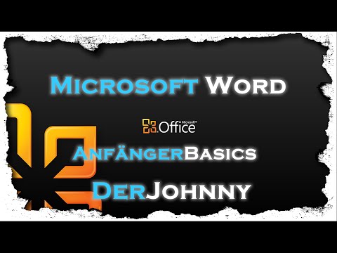 Microsoft Word Tutorial | Anfänger Basics | Deutsch (German)