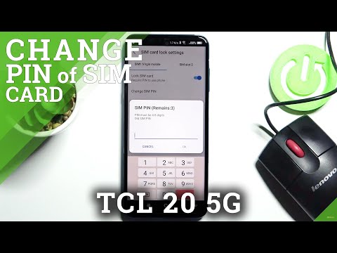How to Change SIM PIN on TCL 20 5G – Set a New SIM PIN