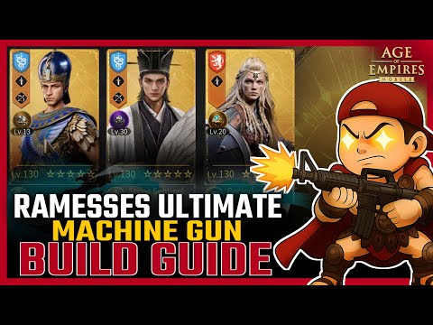 ULTIMATE Rameses Machine Gun 2.0 Build Guide & Full Lineup Breakdown | Age of Empires Mobile