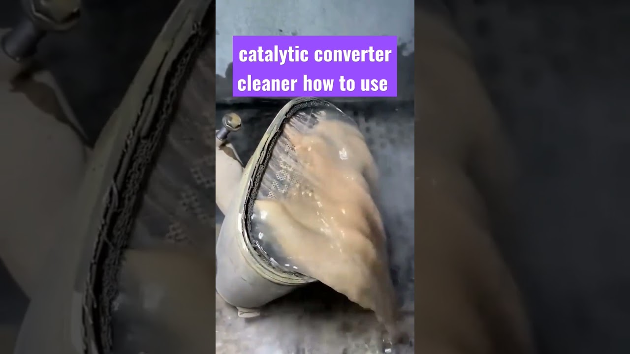 catalytic converter cleaner how to use #shorts #catalyticconverter #cars