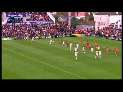 ERCC Ulster v RC Toulon 25/10/2014 Craig Gilroy Try