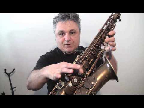 Trevor James Alto Sax with a Meyer Hard Rubber and Claude Lakey Metal Mouthpiece