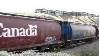 CP Grain Train @ Tobiano BC 05/20/10 AC4400CW 9632 Leading
