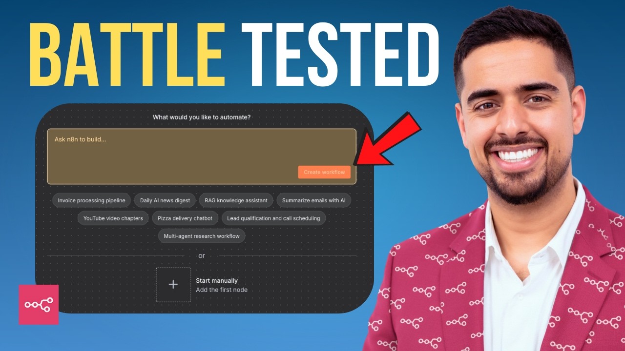 I Battle Tested n8n’s NEW NATIVE AI Builder for AI Agents