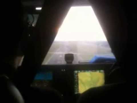 C172 Landing Plzeň-Líně [LKLN] RWY 24
