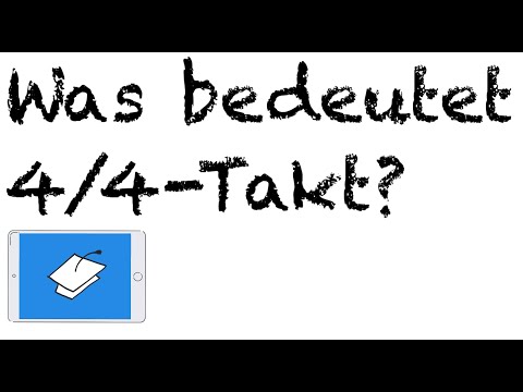 Was bedeutet 4/4 Takt? Für Anfänger.