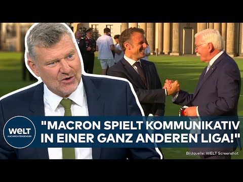 MACRON IN DEUTSCHLAND: "Gemünzt auf die Jugend Europas!" Frankreichs Präsident hält Rede in Dresden!