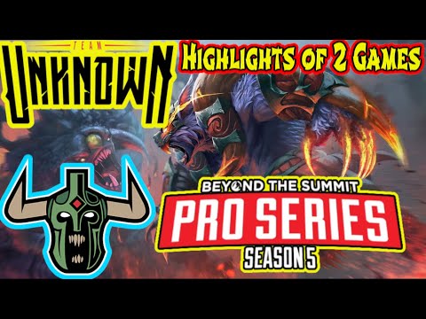 Undying vs Unknown - Highlights of 2 Games | BTS Pro Series 5: Americas