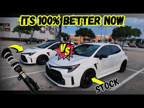HKS Hipermax S vs Stock Suspension | GR Corolla Driving Impressions