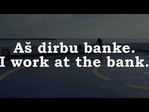 Lithuanian lesson 10. Repeating the lessons 1-9.