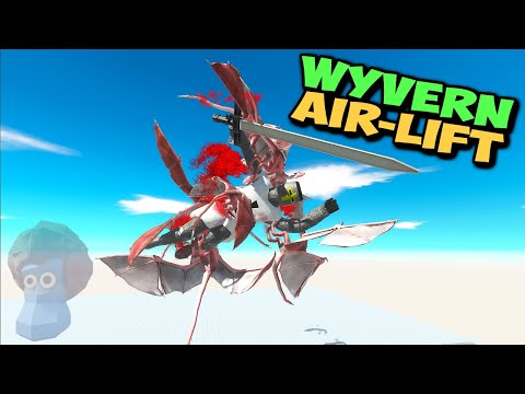 BRUTAL WYVERN ARMY AIR-LIFT SERVICE - Animal Revolt Battle Simulator