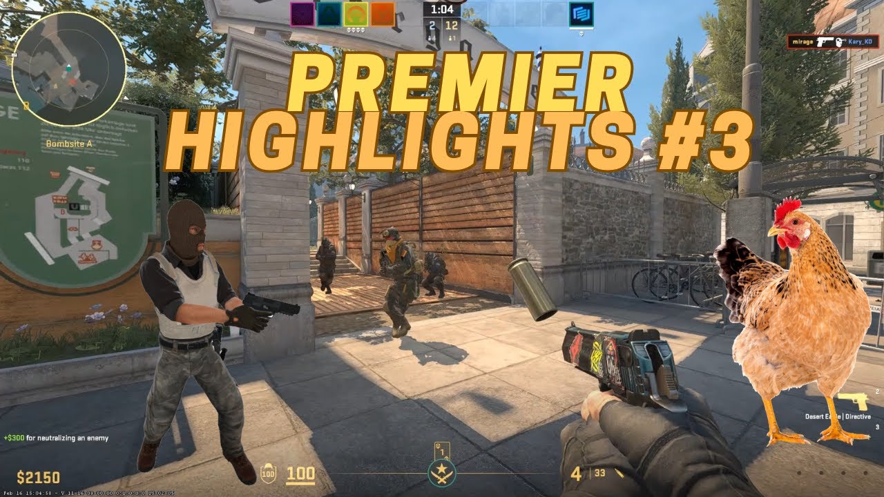 CS2 Premier Highlights #3