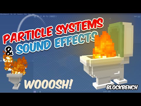 How to add Particle Systems & Sound Effects with Keyframe Events - Blockbench Tutorial