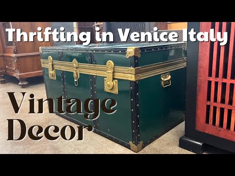 🗝️Vintage Home Decor Treasure Hunting in Venice Italy▫️ 4K