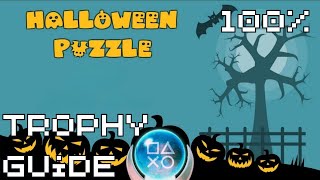 Halloween Puzzle | Easy Fast FREE Platinum! | 100% Trophy Guide