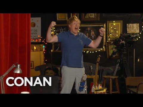 Conan Found A Prop Backstage At Largo | CONAN on TBS
